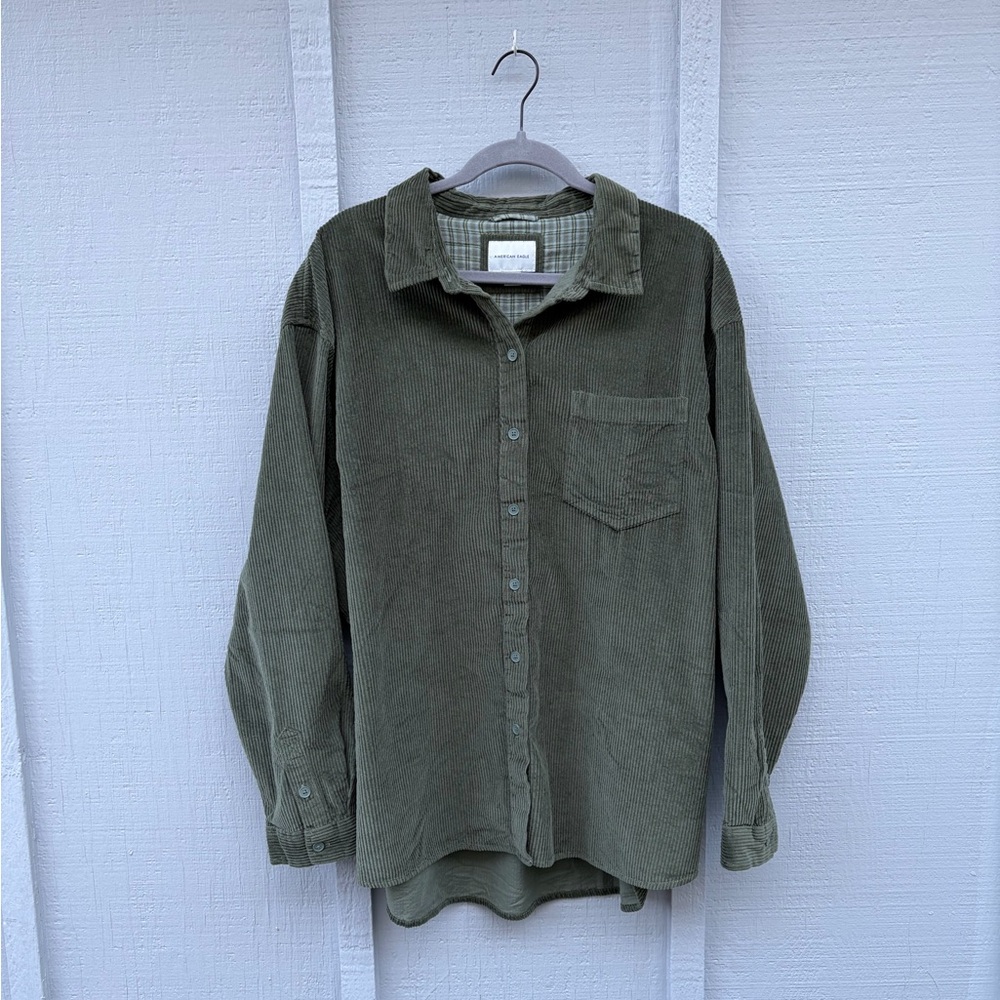 American Eagle Outfitters Corduroy Button Up Shirt